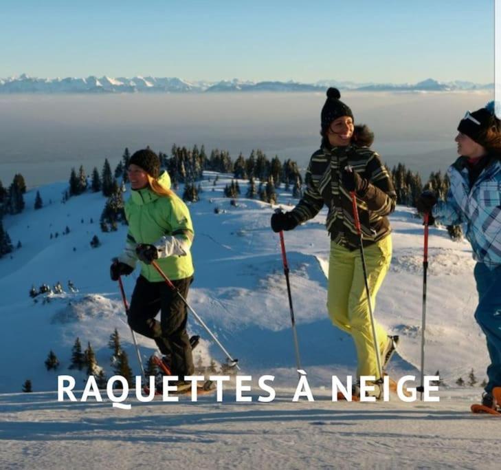 Gite Jura Mina Chalet Au Milieu De La Nature Ney Exterior foto