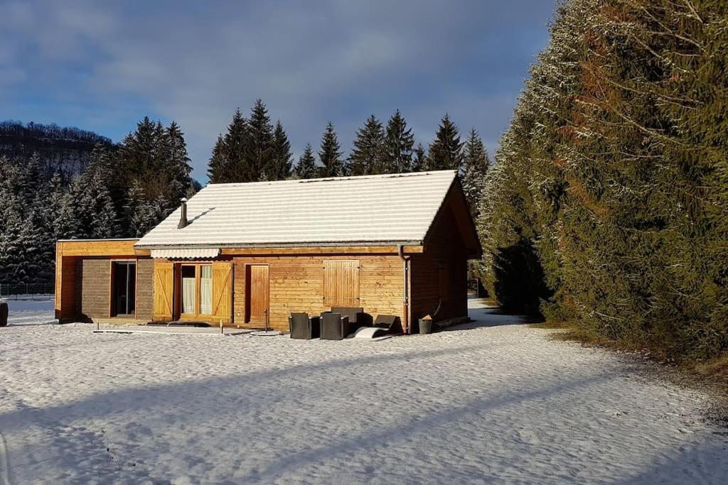 Gite Jura Mina Chalet Au Milieu De La Nature Ney Exterior foto